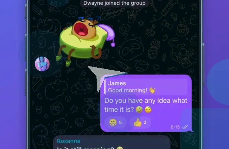 快速消息功能示意图